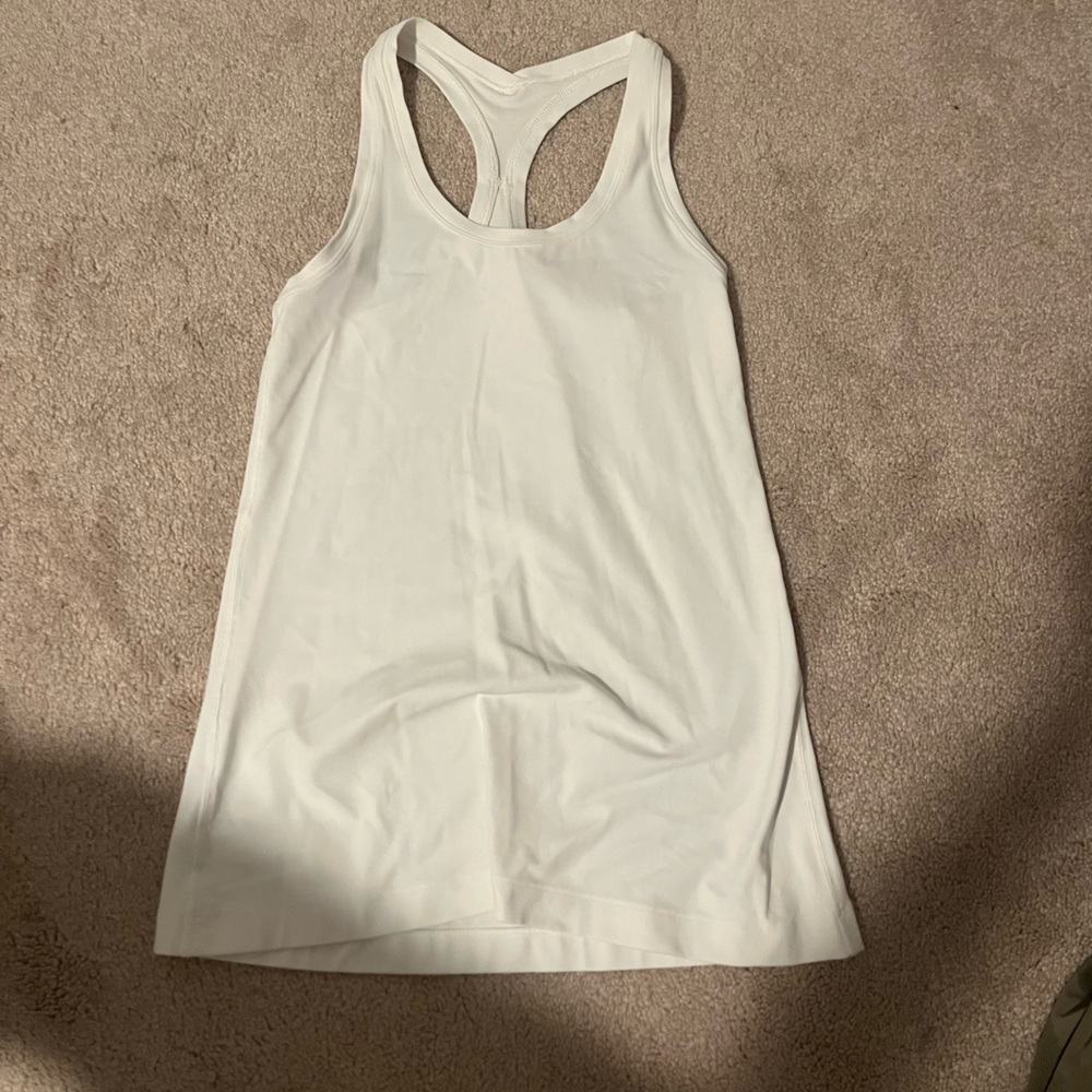 Lululemon racerback white tank top